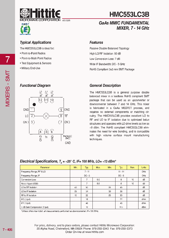 HMC553LC3B_618427.PDF Datasheet