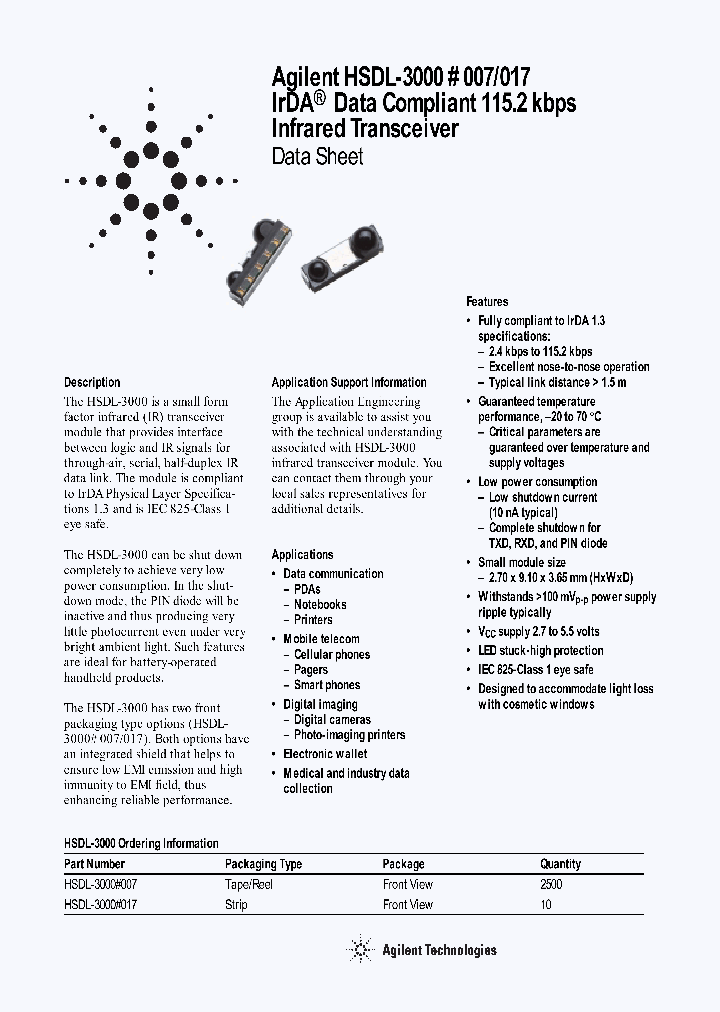 HSDL-3000_609697.PDF Datasheet