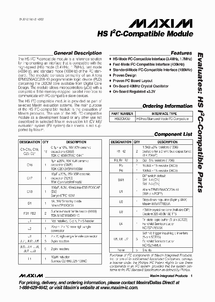 HSI2CMOD_669677.PDF Datasheet