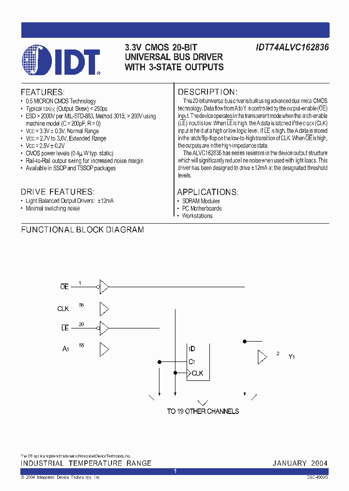 IDT74ALVC162836PA_662884.PDF Datasheet