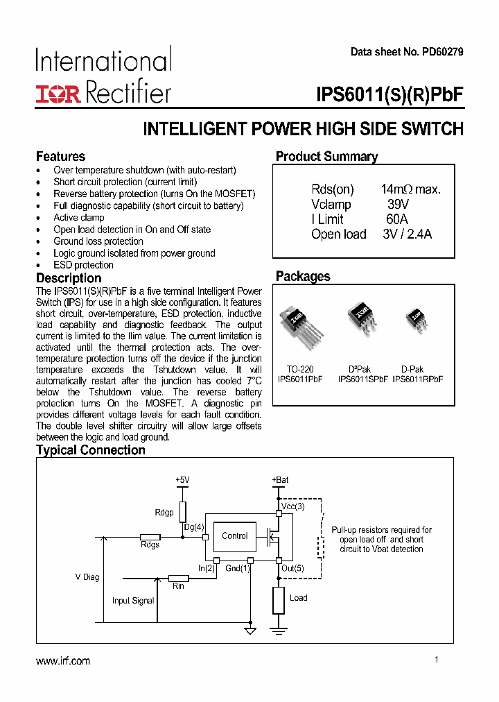 IPS6011PBF_724453.PDF Datasheet