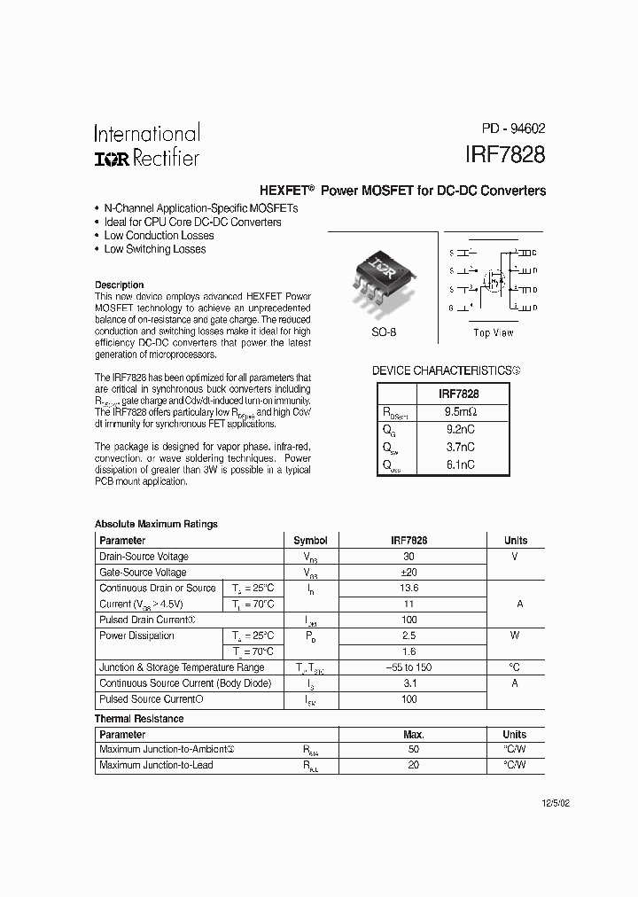 IRF7828_926657.PDF Datasheet