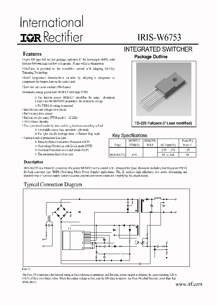 IRIS-W6753_626566.PDF Datasheet