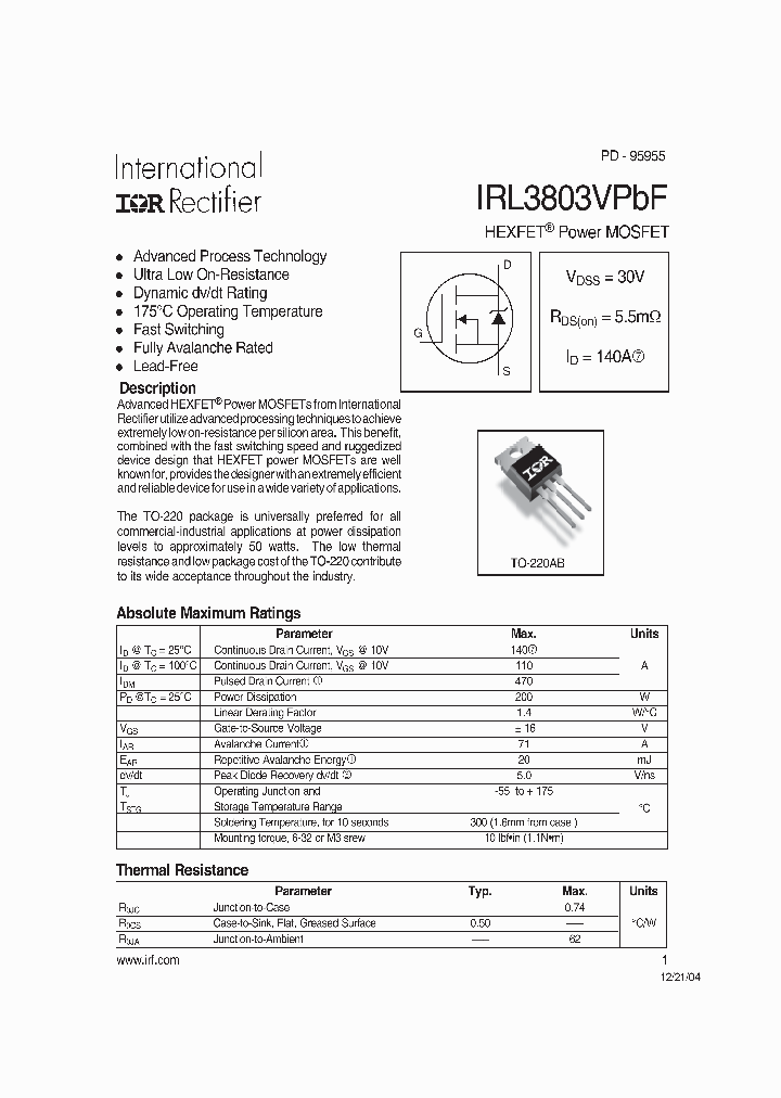 IRL3803VPBF_716756.PDF Datasheet