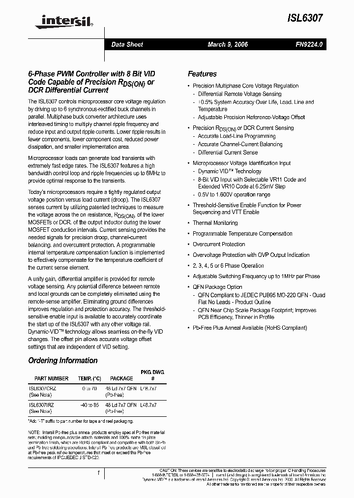 ISL6307IRZ_705102.PDF Datasheet