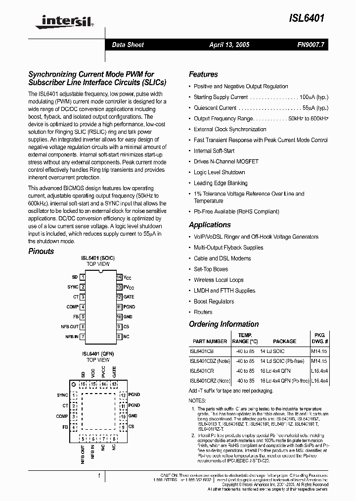 ISL6401CB-T_866138.PDF Datasheet