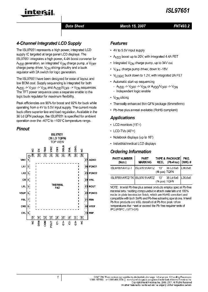 ISL97651_704634.PDF Datasheet