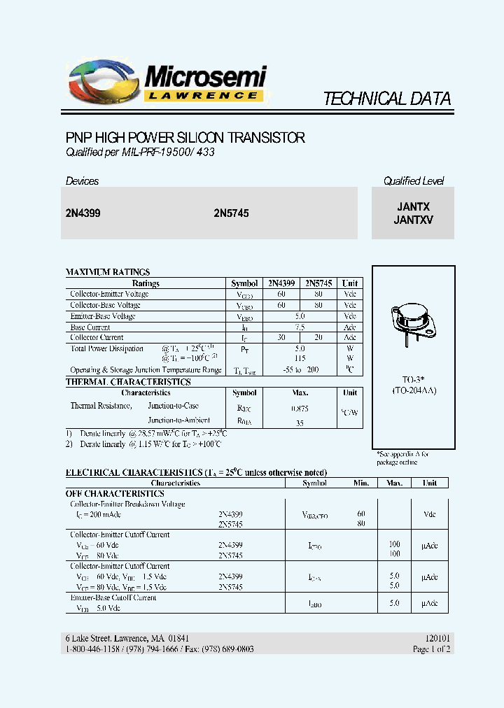 JANTX2N5745_811126.PDF Datasheet