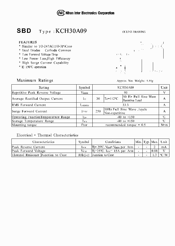 KCH30A09_930997.PDF Datasheet