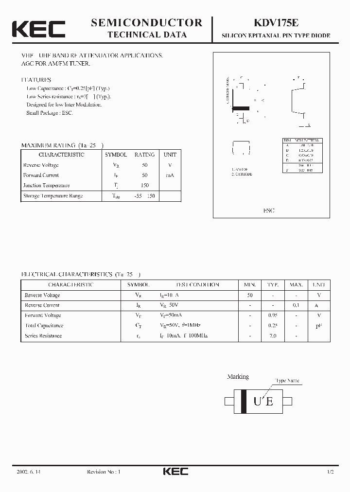 KDV175E_1014989.PDF Datasheet