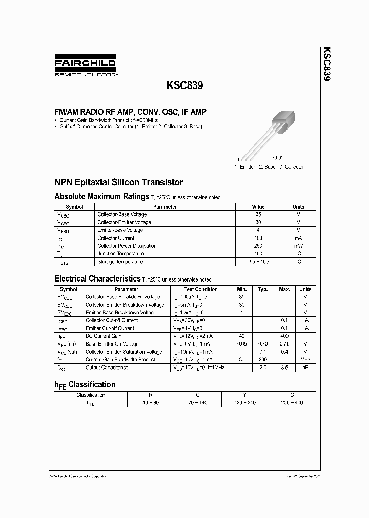 KSC839_739960.PDF Datasheet