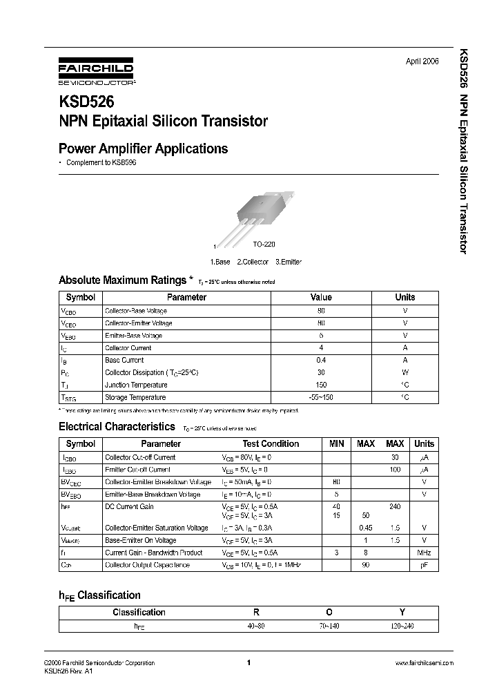 KSD52606_701019.PDF Datasheet