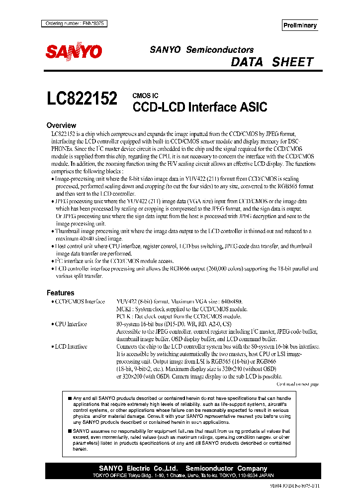 LC822152_679262.PDF Datasheet