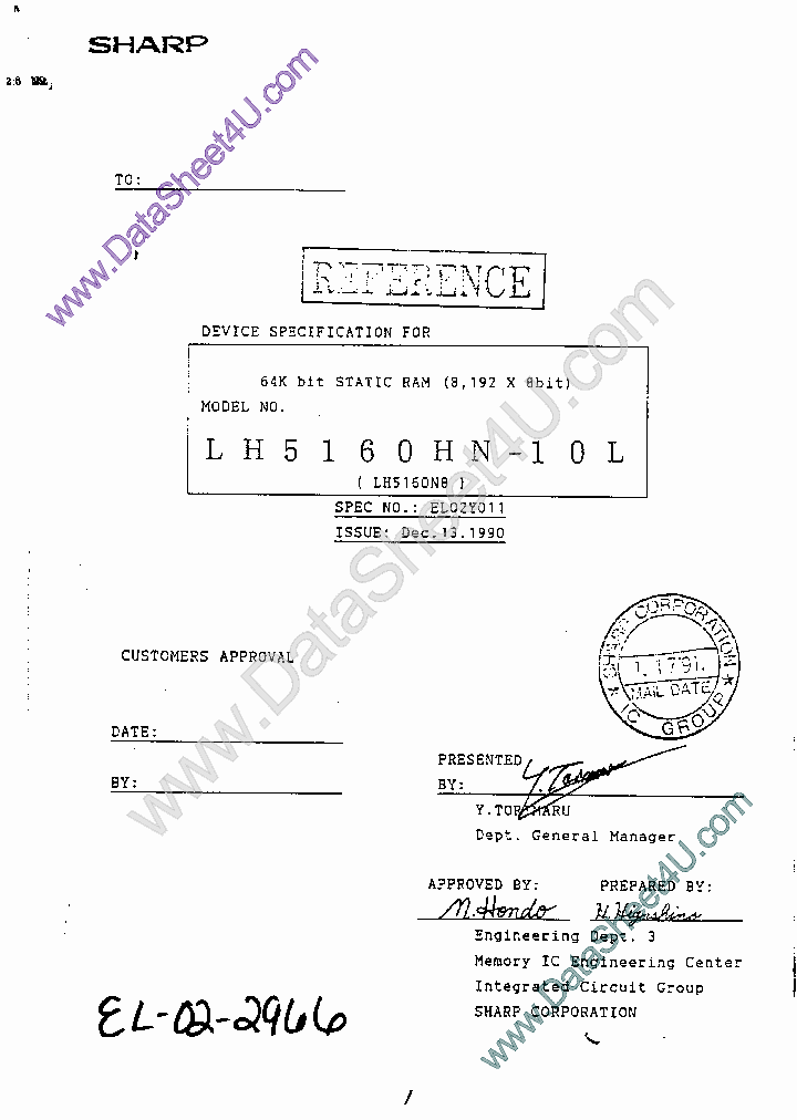 LH5160HN-10L_821197.PDF Datasheet