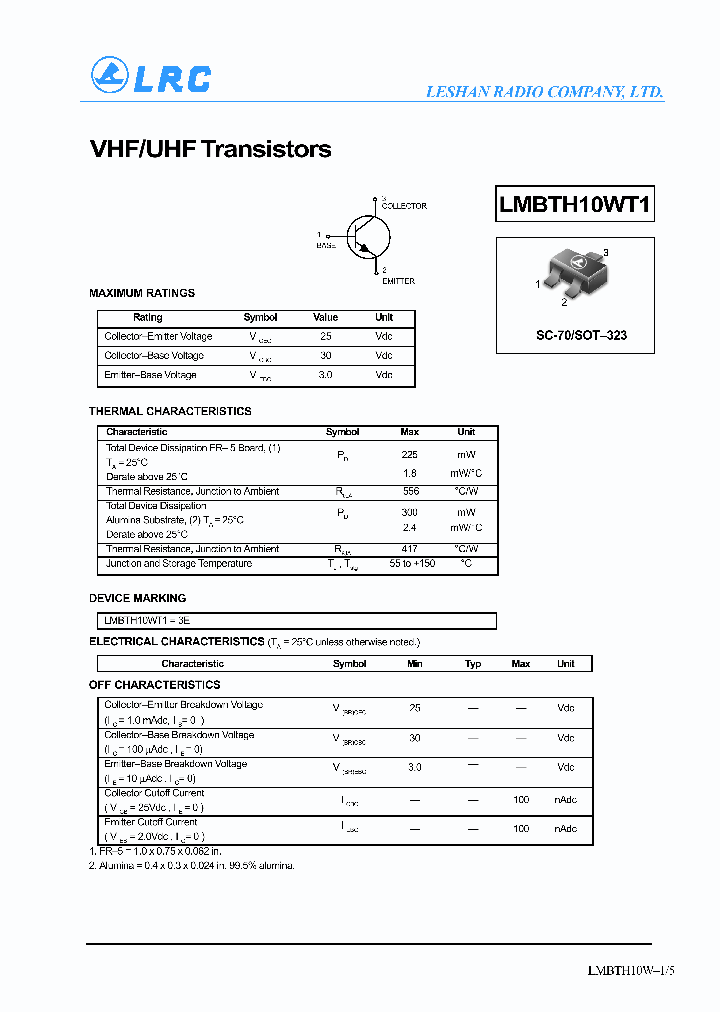 LMBTH10WT1_736838.PDF Datasheet