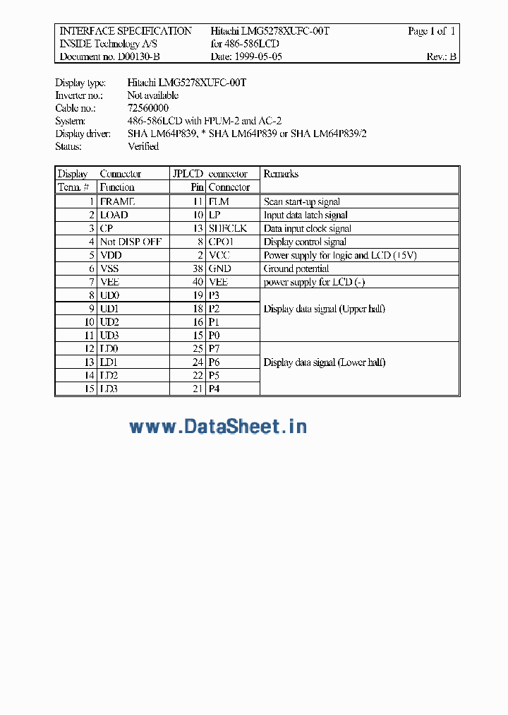 LMG5278XUFC-00T_923494.PDF Datasheet