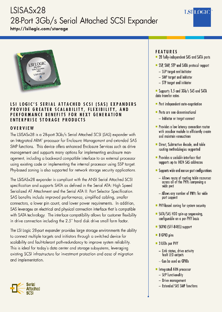 LSISASX28_920744.PDF Datasheet