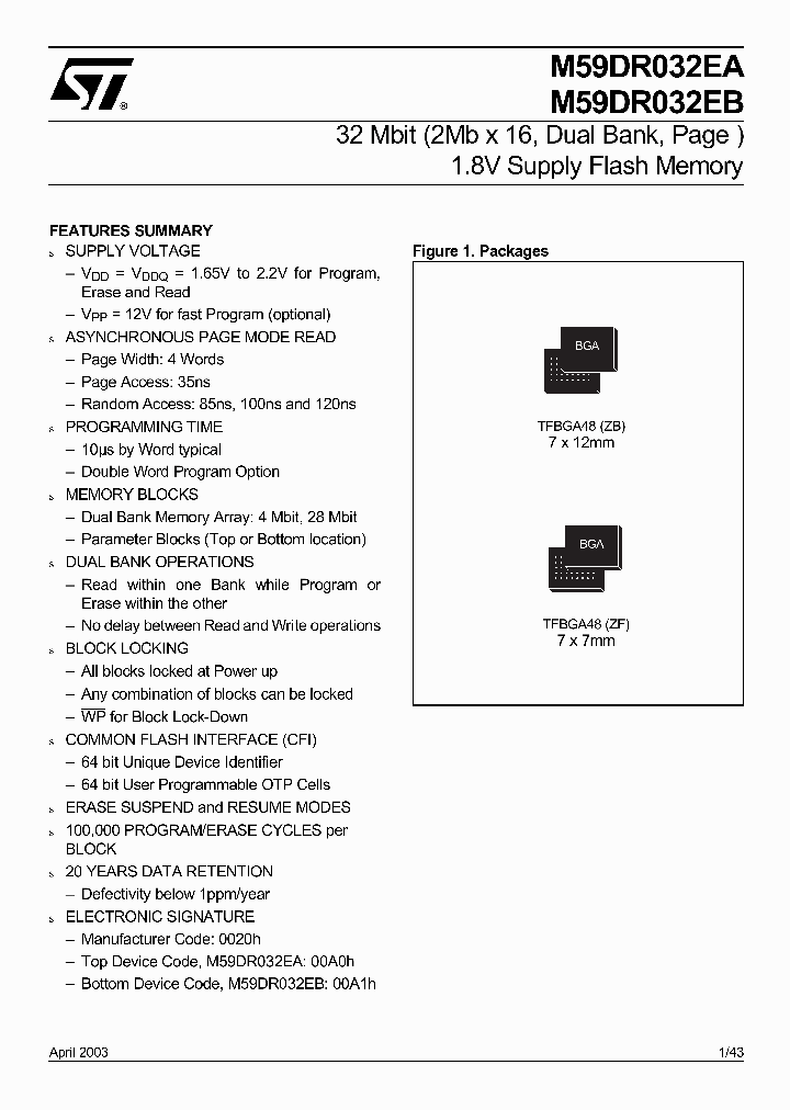 M59DR032E-ZB_679864.PDF Datasheet