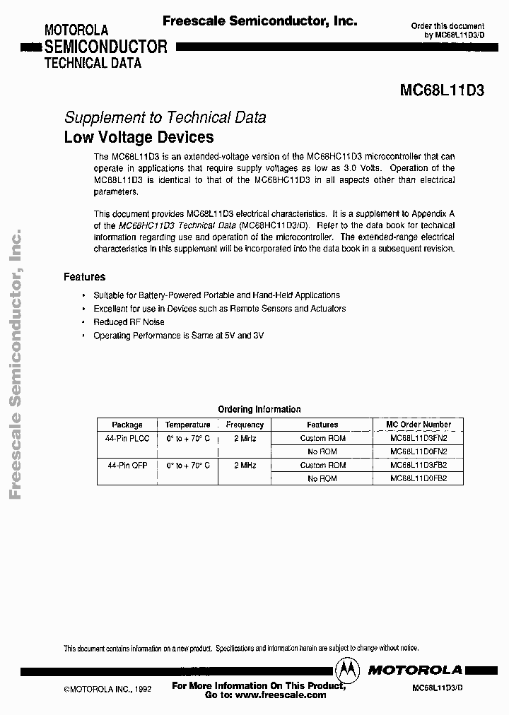 MC68L11D3_941376.PDF Datasheet