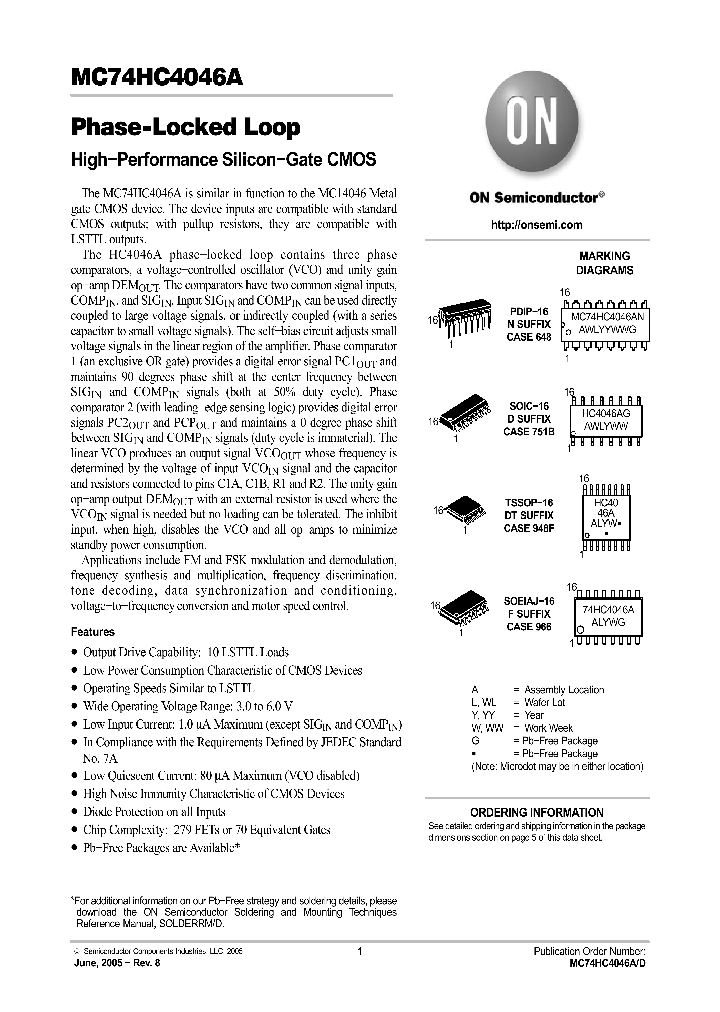 MC74HC4046ADG_640947.PDF Datasheet