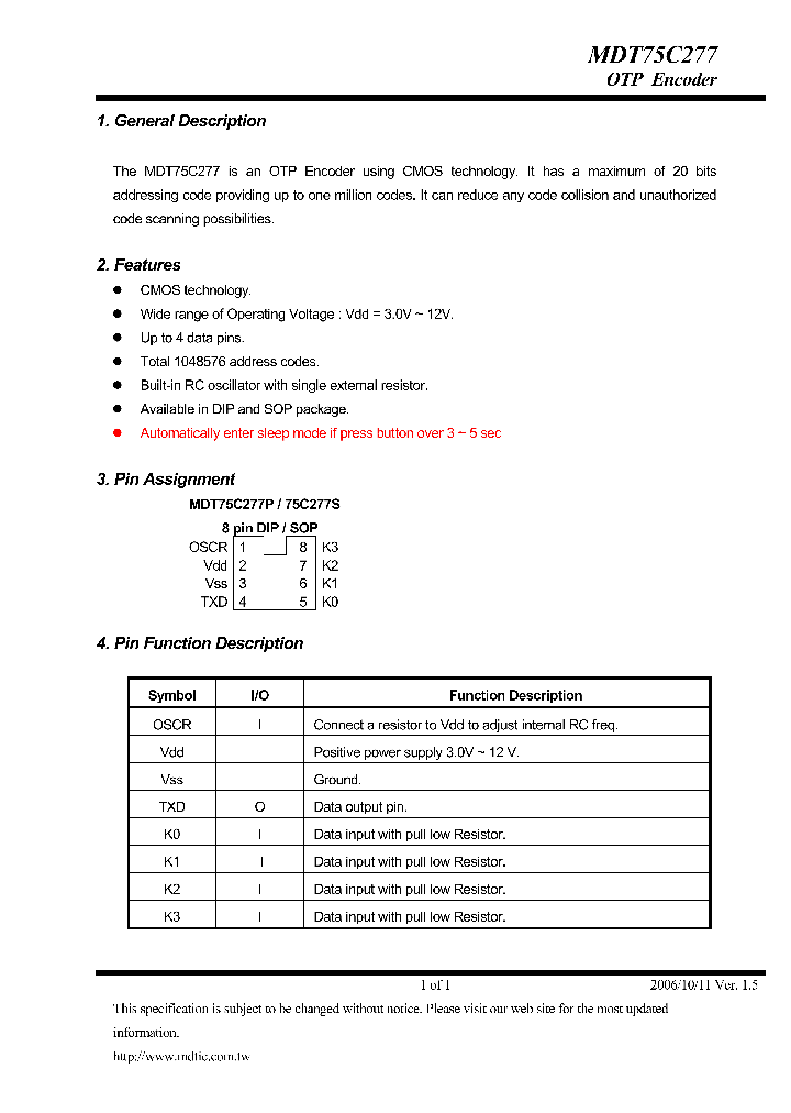 MDT75C277_732070.PDF Datasheet