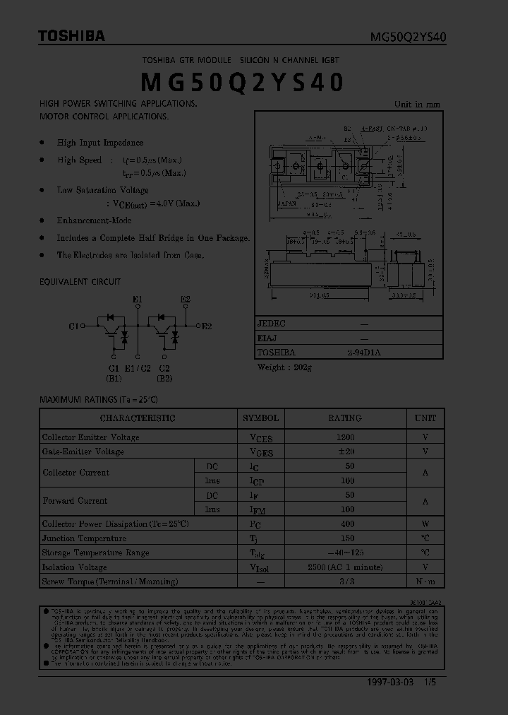 MG50Q2YS40_803983.PDF Datasheet