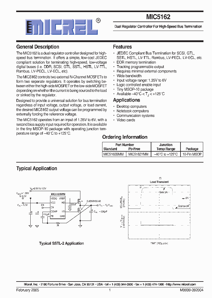 MIC5162_627465.PDF Datasheet