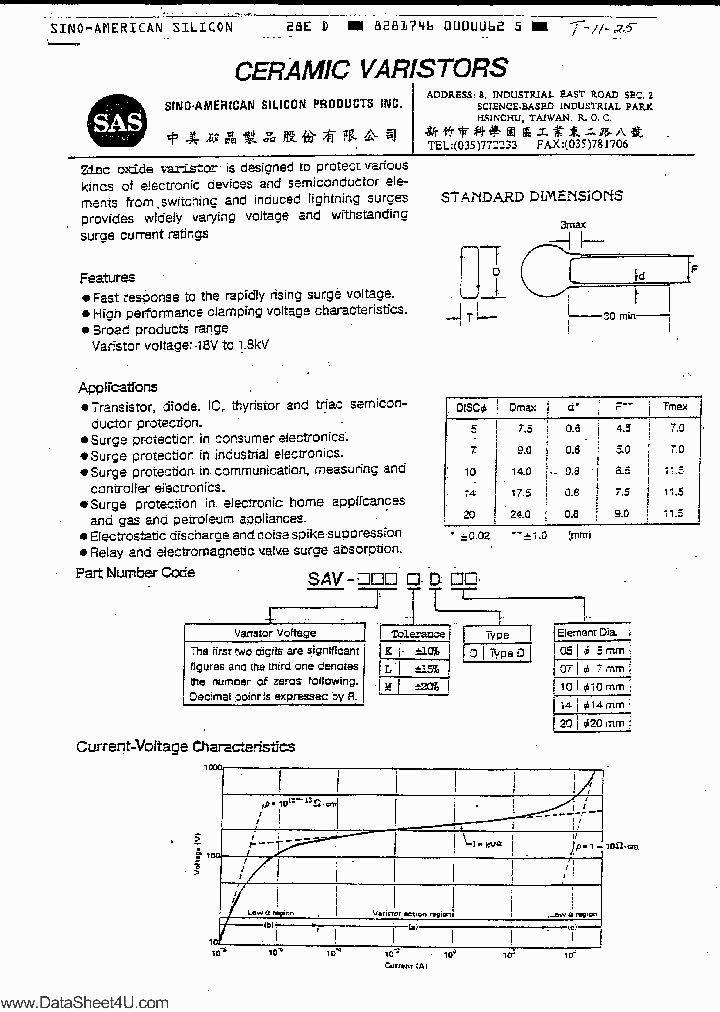 SAV201KD10_803857.PDF Datasheet