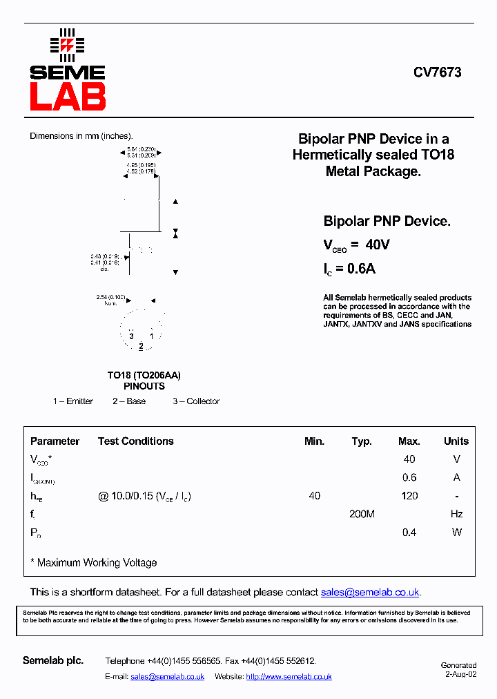 CV7673_819856.PDF Datasheet