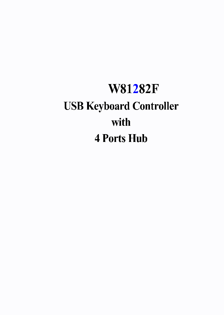 W81282F_955057.PDF Datasheet