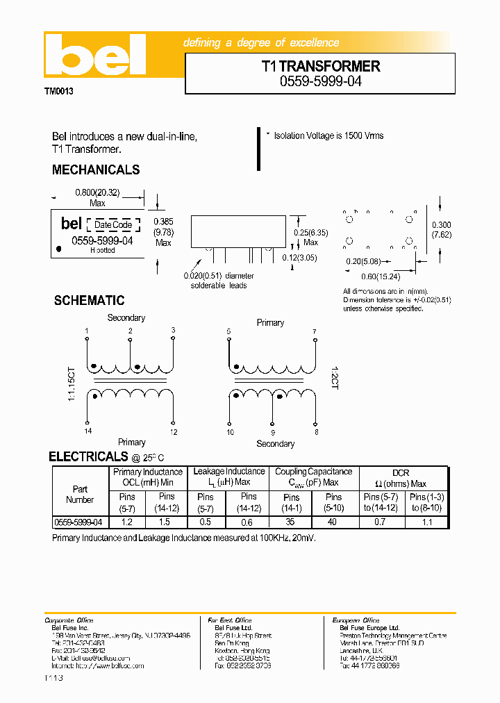 0559-5999-04_1190090.PDF Datasheet