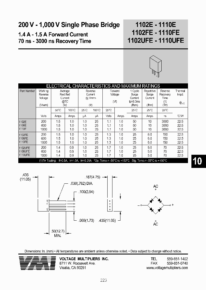 1110UFE_1190677.PDF Datasheet