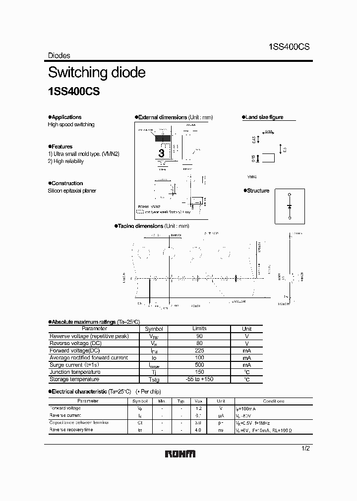 1SS400CS_1105684.PDF Datasheet