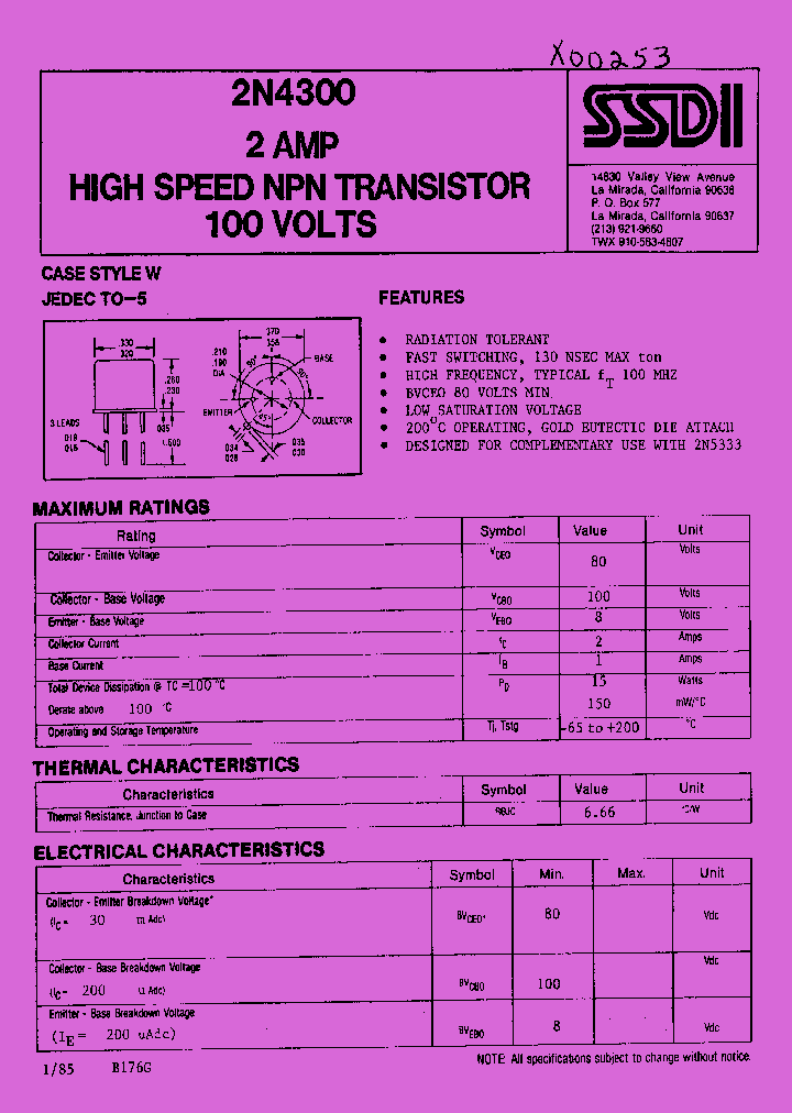 2N4300_1043059.PDF Datasheet