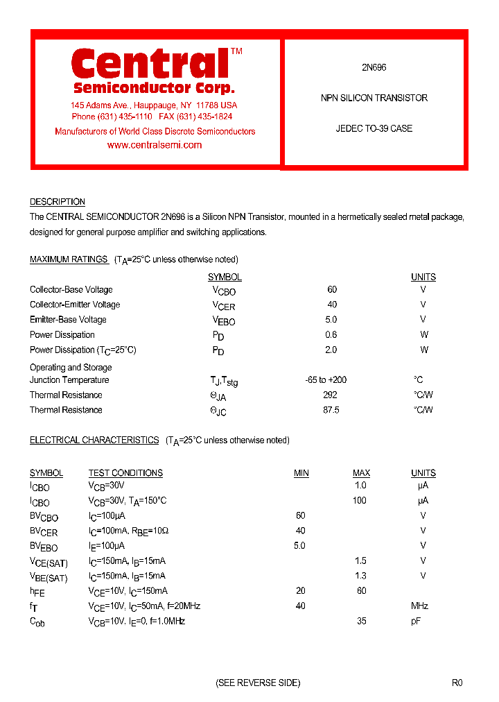 2N696_1025720.PDF Datasheet