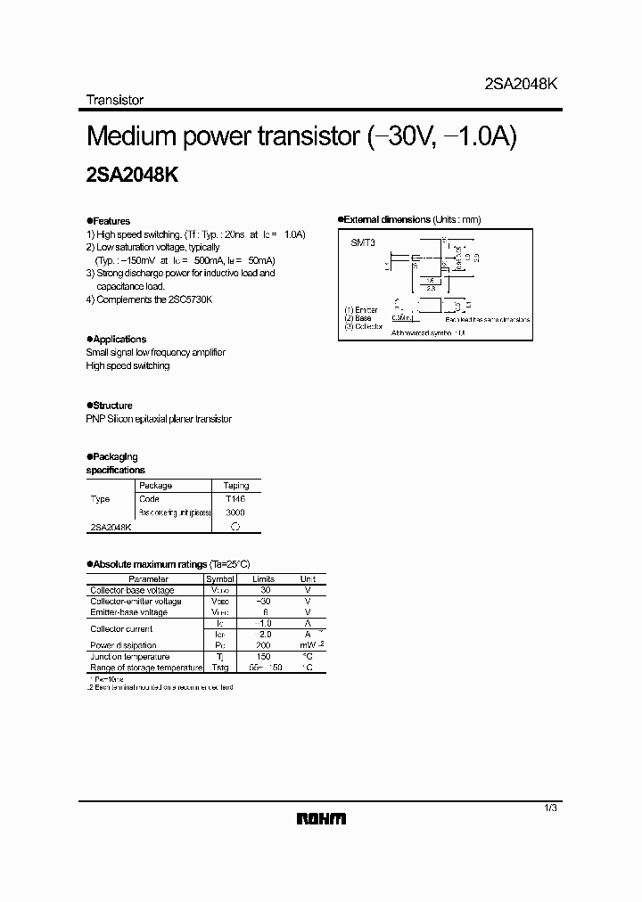 2SA2048K_1194883.PDF Datasheet