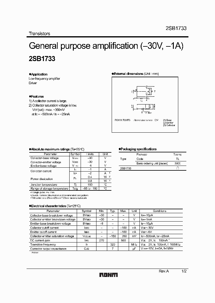 2SB1733_1044392.PDF Datasheet