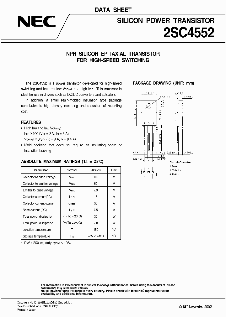 2SC4552_1196110.PDF Datasheet