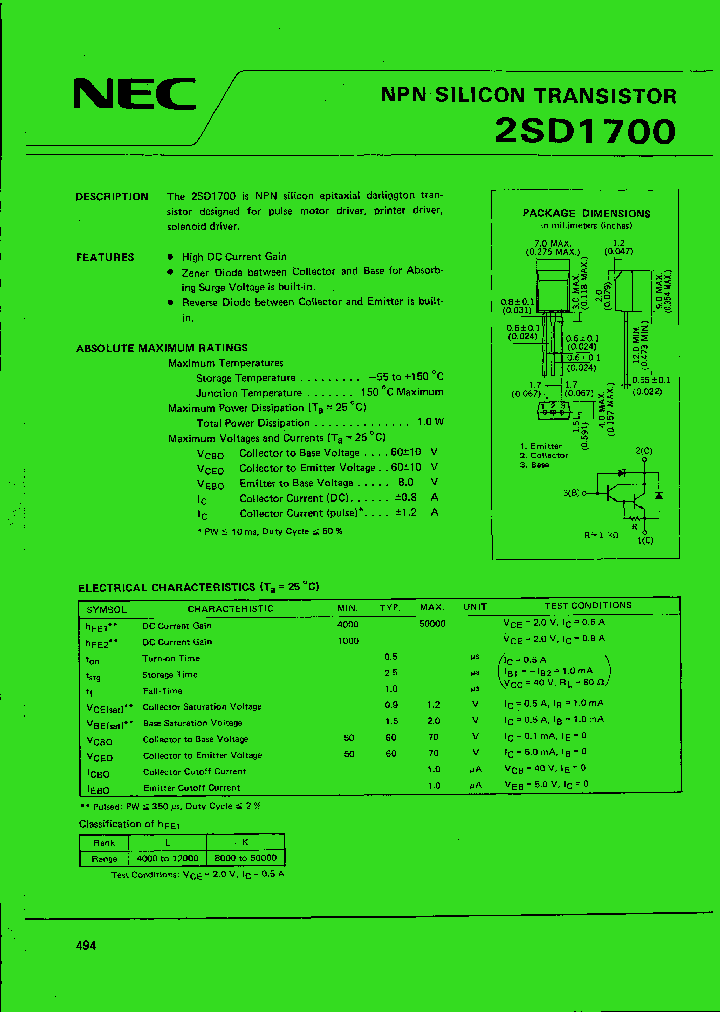 2SD1700_1045694.PDF Datasheet