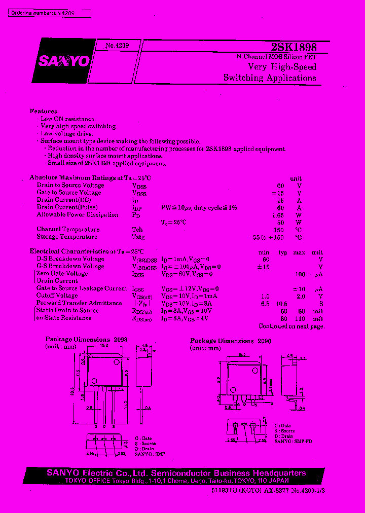 2SK1898_1150343.PDF Datasheet