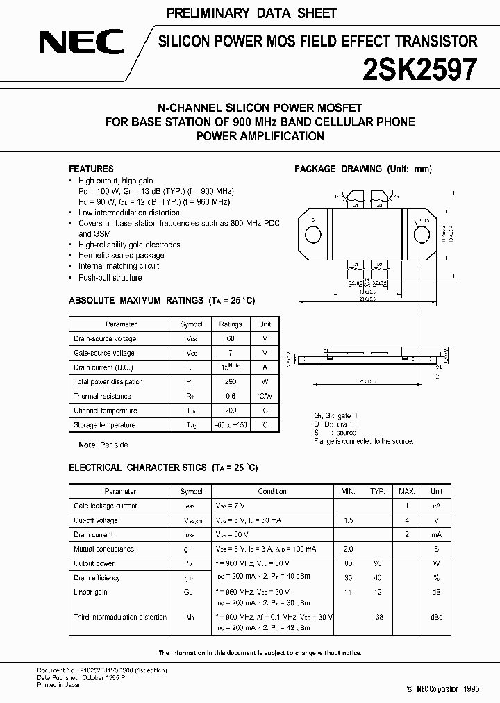 2SK2597_1030884.PDF Datasheet