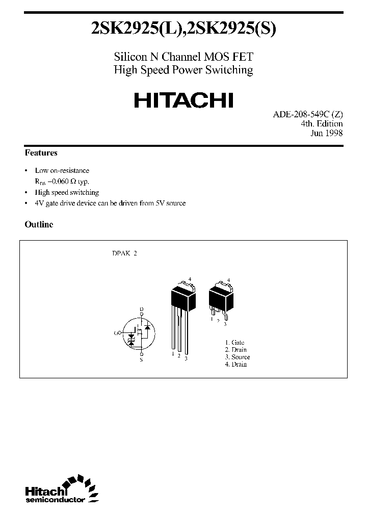 2SK2925_1061610.PDF Datasheet