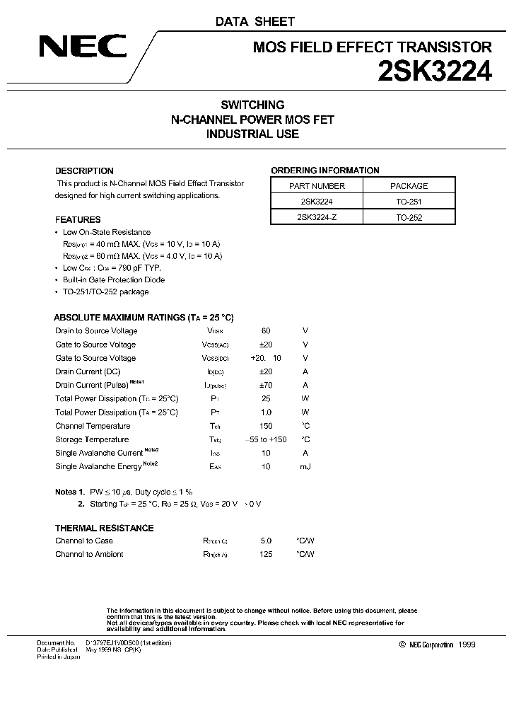 2SK3224-Z_1198581.PDF Datasheet