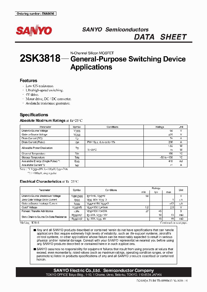 2SK3818_1025033.PDF Datasheet