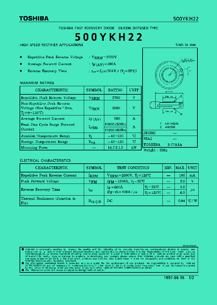 500YKH22_1200037.PDF Datasheet