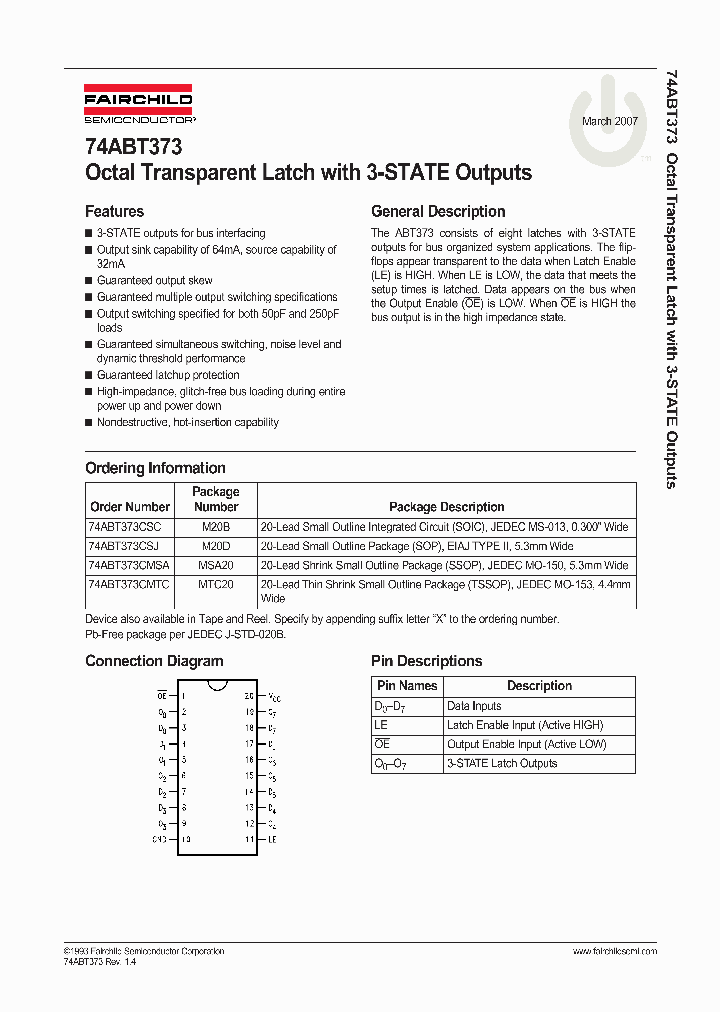 74ABT37307_1201379.PDF Datasheet