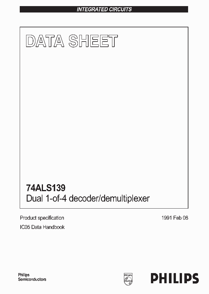 74ALS139N_1201808.PDF Datasheet