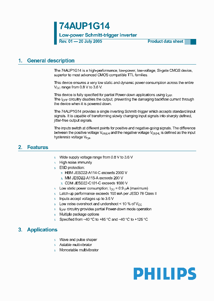 74AUP1G14GW_1201930.PDF Datasheet