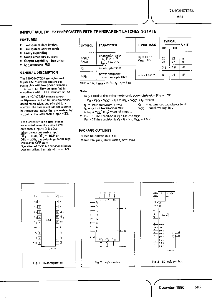 74HC354_1202347.PDF Datasheet