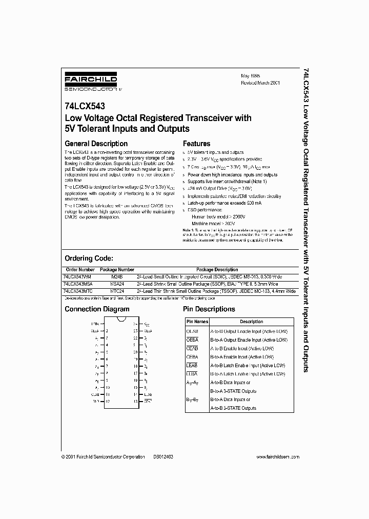 74LCX543WM_1202530.PDF Datasheet